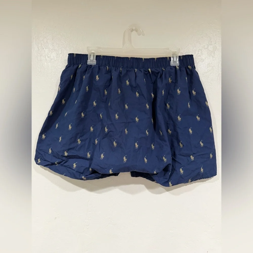Polo by Ralph Lauren Navy Boxers with Pony All Over size L